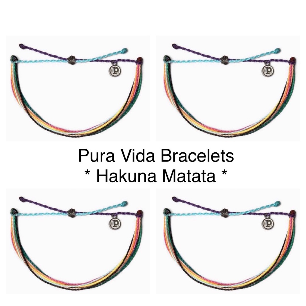 Pura Vida Bracelets - Hakuna Matata - set of 4